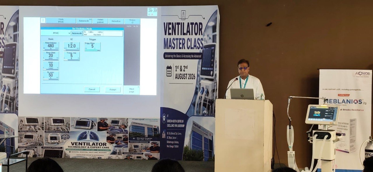Ventilator Master Class, Manipal Hospital